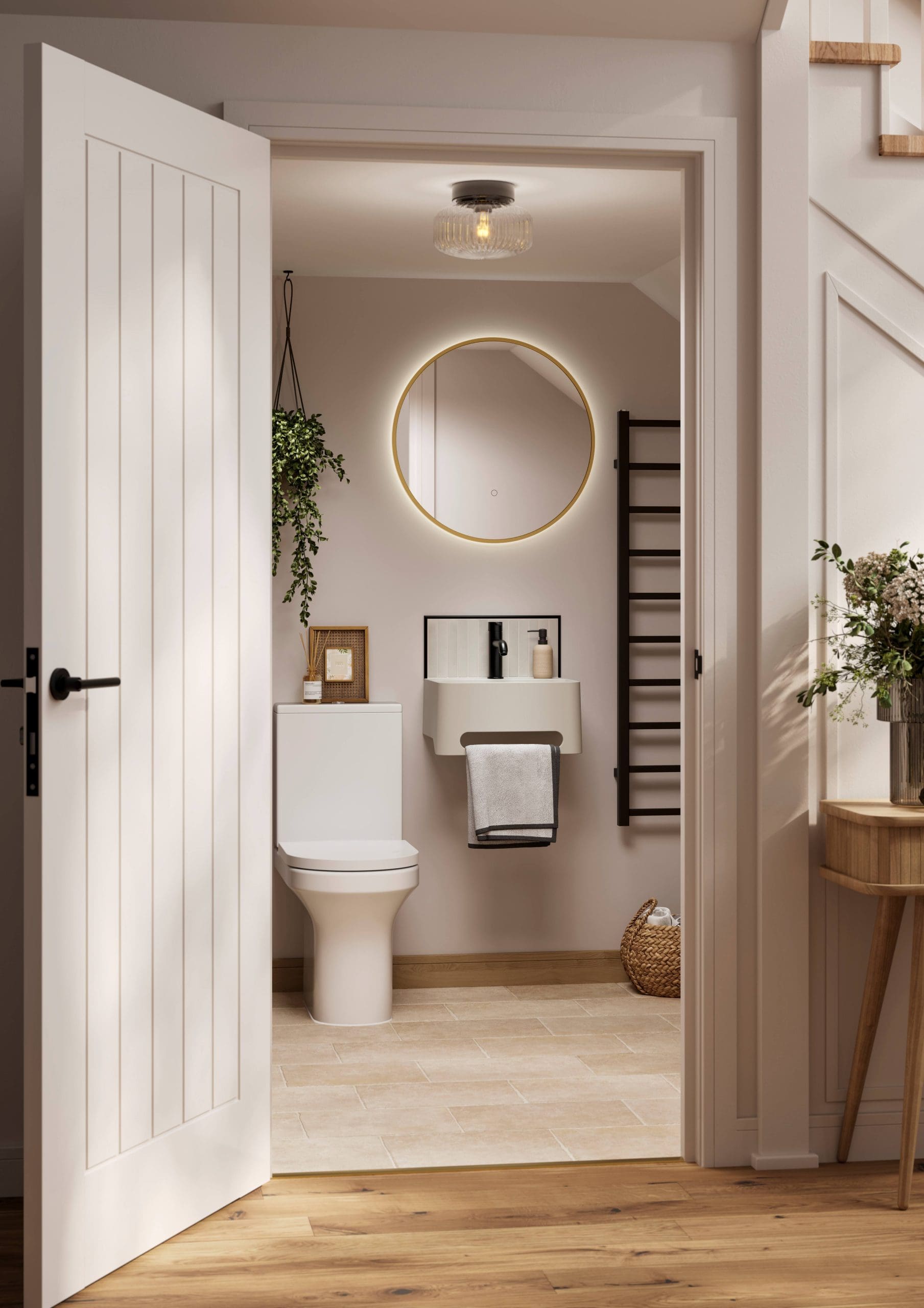 Aqua Cabanes Wall Hung Basin 410mm
