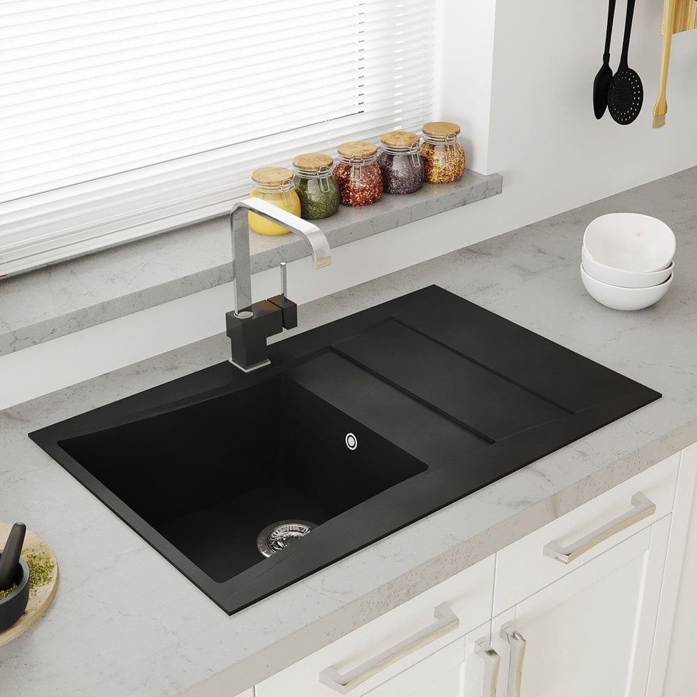 Astini Xeron 1.0 Bowl SMC Synthetic Reversible Kitchen Sink & Waste