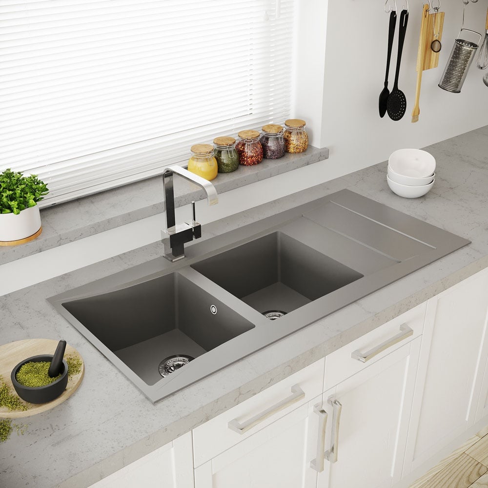 Astini Xeron 2.0 Bowl SMC Synthetic Reversible Kitchen Sink & Waste