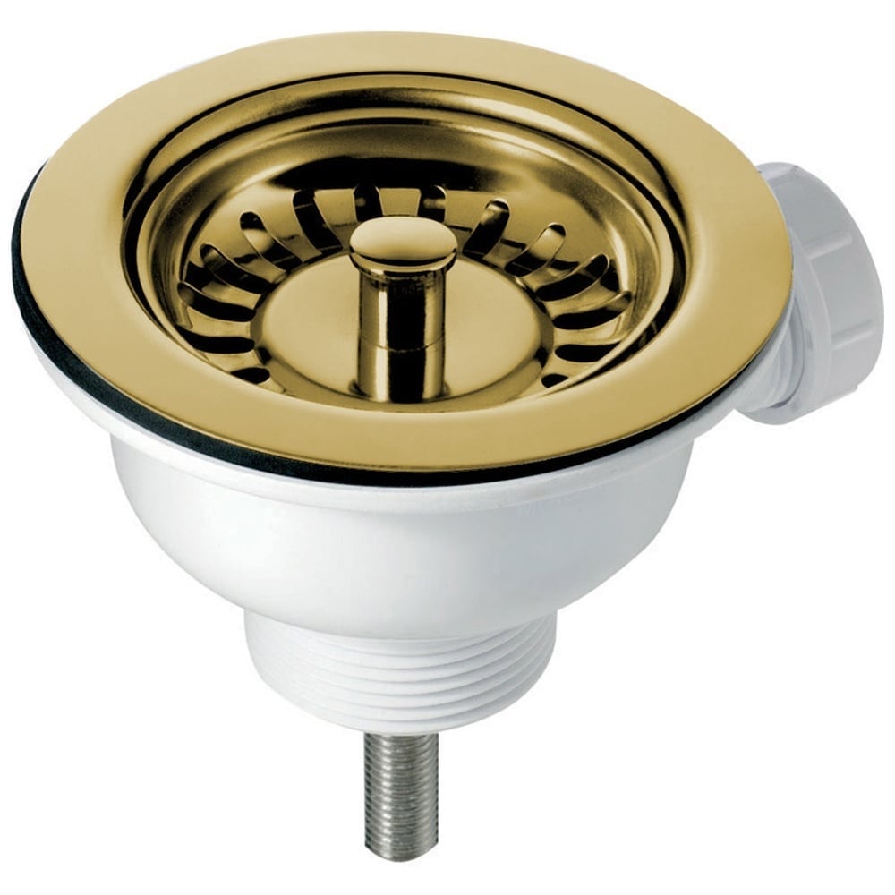 Astini Hampton 100 1.0 Bowl White Ceramic Undermount Kitchen Sink with Waste