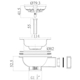 Astini Desire 100 1.0 Bowl Ceramic Kitchen Sink & Waste with Matt Finish