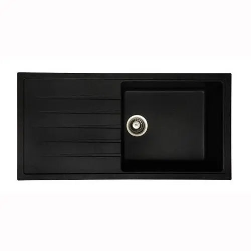 Fresssh Large Single Bowl Granite Sink & Drainer 1000x500x220mm HPS Hartlepool Plumbing Supplies