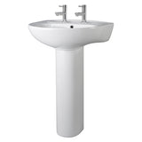 Fresssh Whitney 550mm 2th Basin & Pedestal