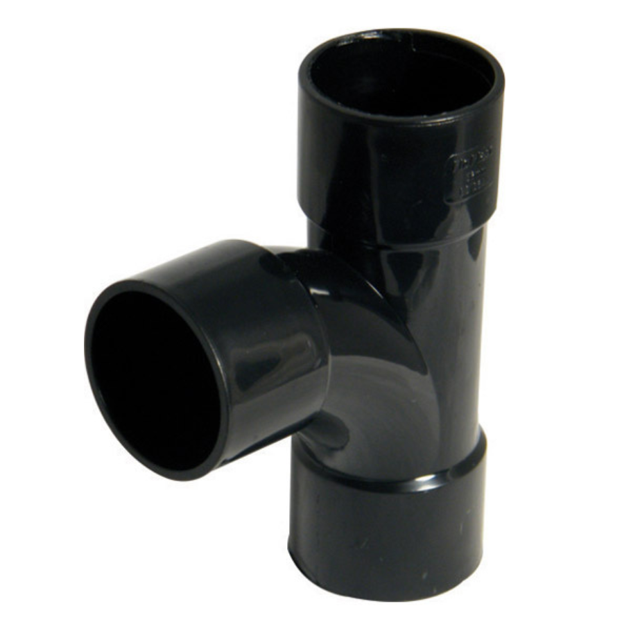 Floplast 40MM ABS Solvent Weld Swept Tee