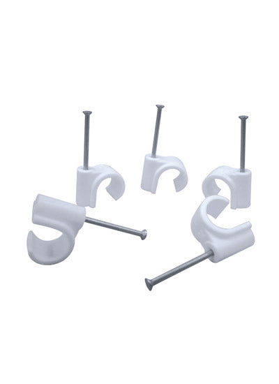 22mm Nail On Pipe Clip Talon Pack Of 100