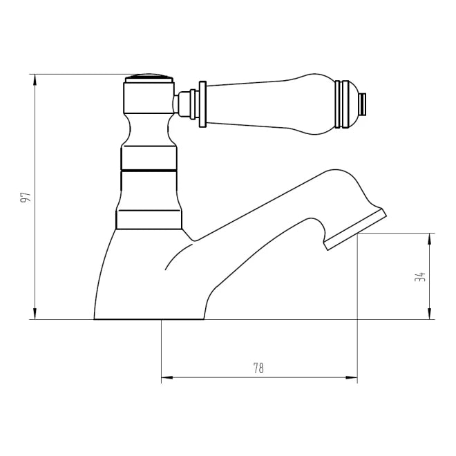 Holborn Lever Basin Taps