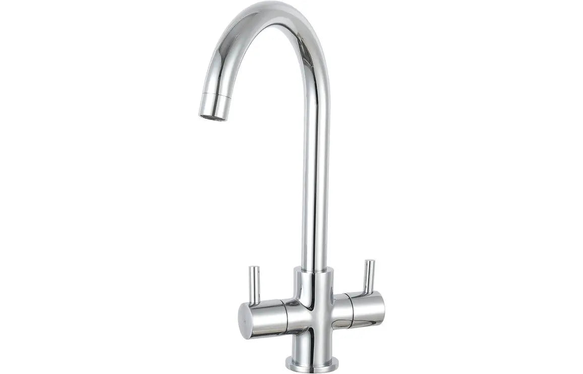Prima+ Granite 1B Inset Sink & Staten Tap Pack - Black HPS Hartlepool Plumbing Supplies