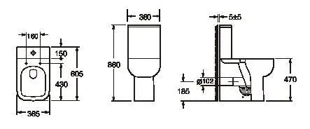 Scudo Esme Cloakroom Bathroom Bundle Hartlepool Plumbing Supplies