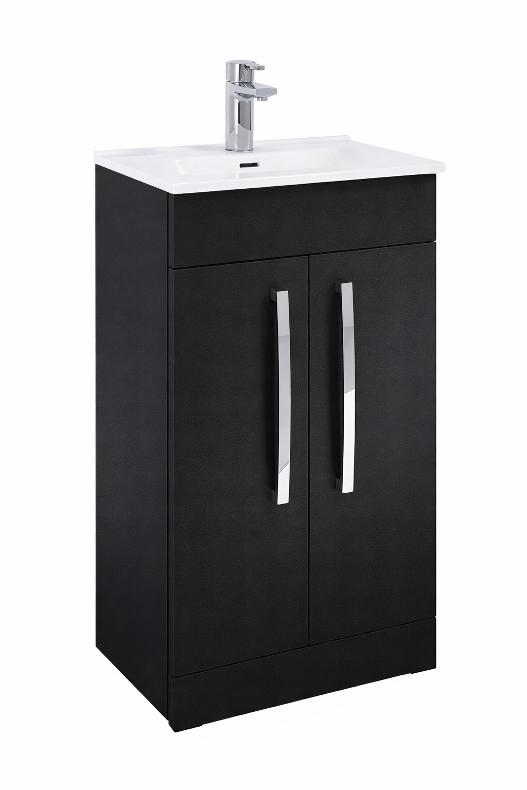 Frontline Aquatrend 600mm 2 Door Floor Standing Vanity Unit & Basin