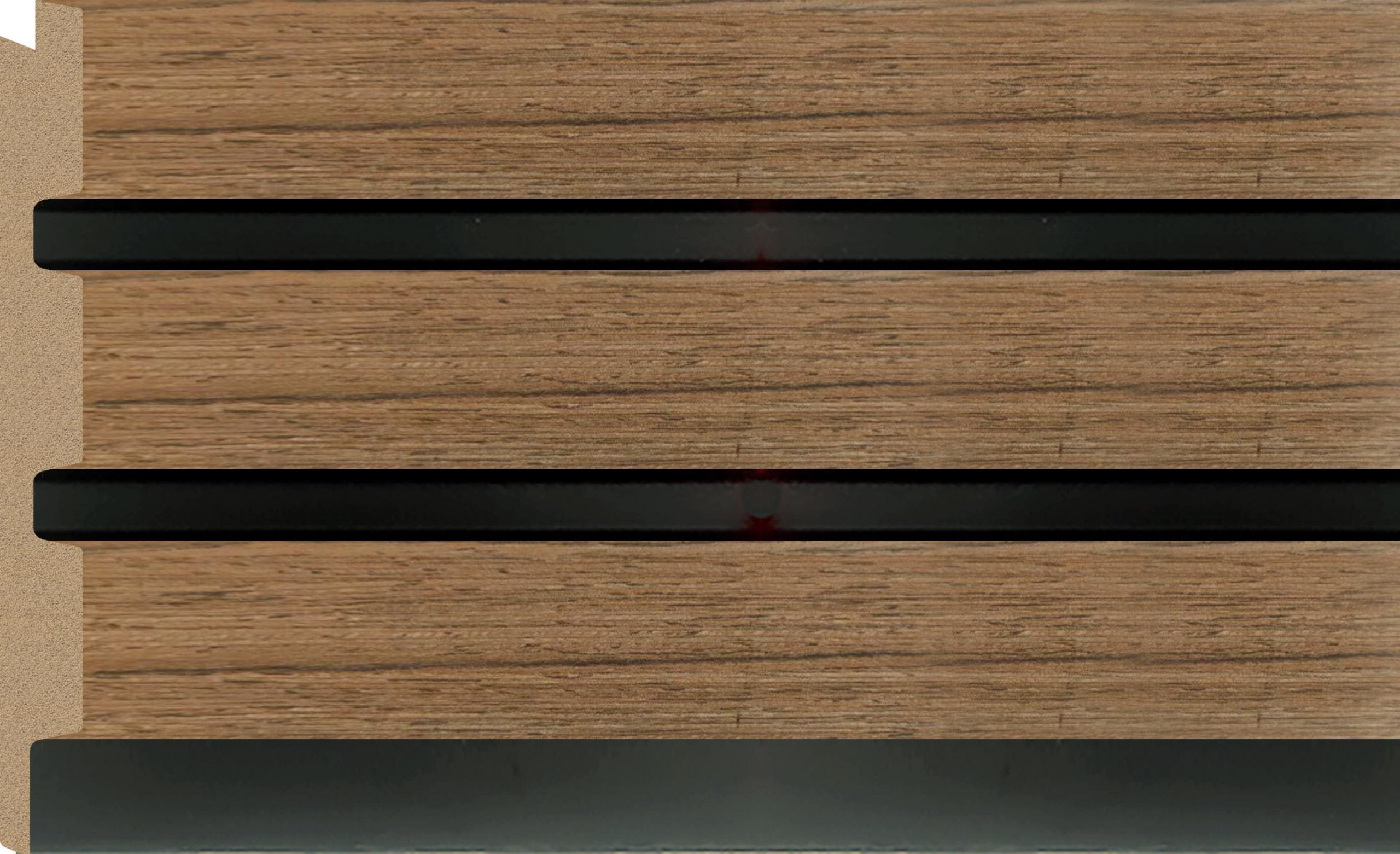 DCD Slat Wall Cladding Panel (233mm) – Natural Oak Decor