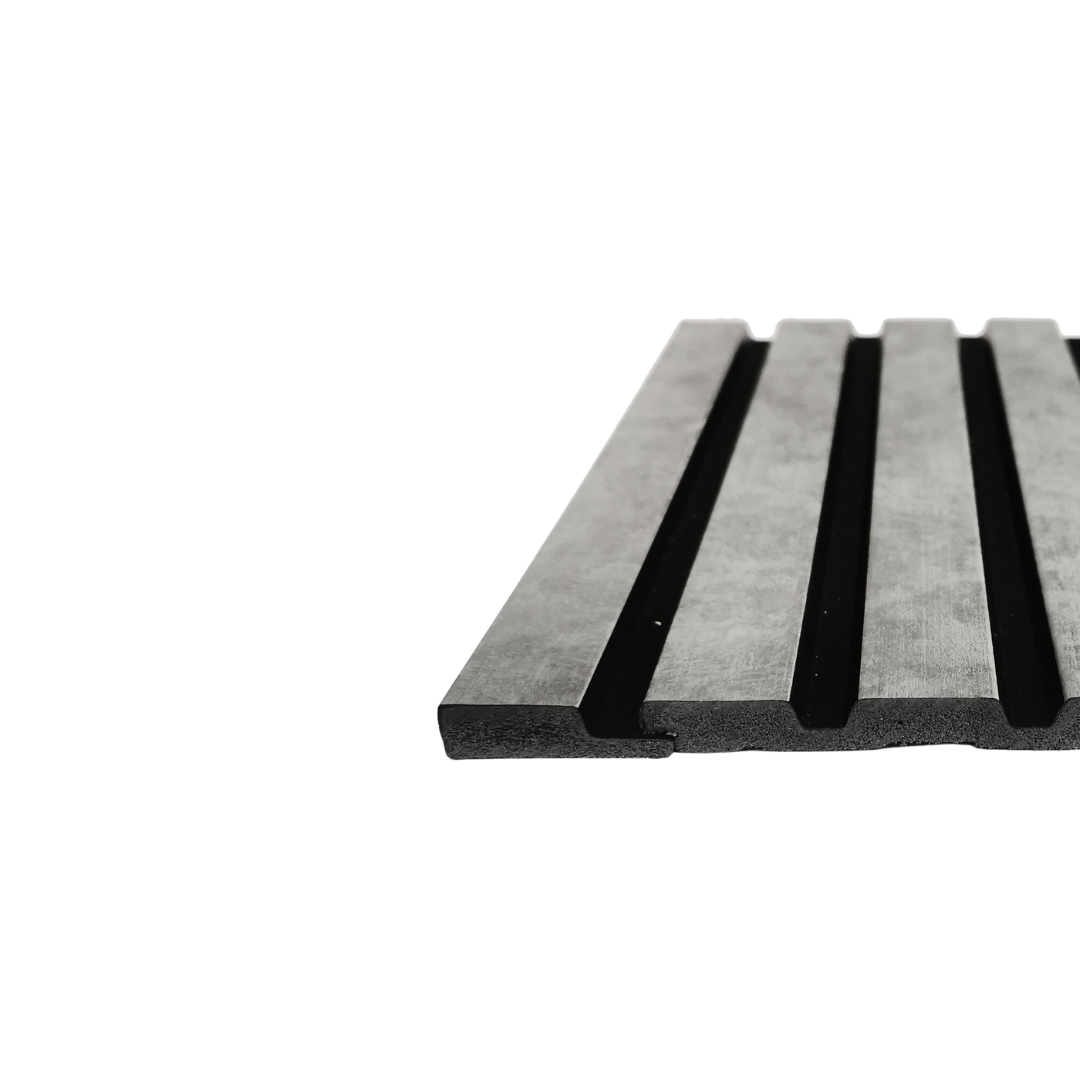 DCD Slat Wall Starter Trim Silver Decor