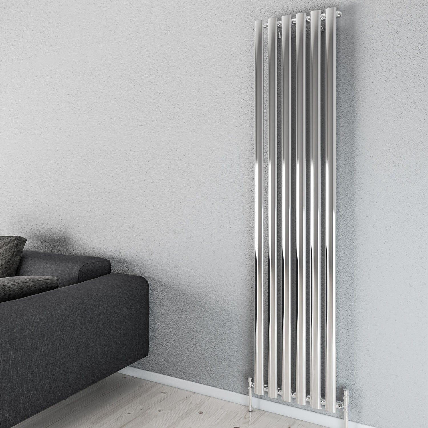 Aqua Moda Steel Radiator W420 x H1800 6 Bars