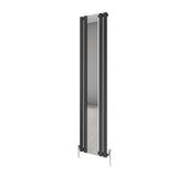 Aqua Moda Steel Vertical Radiator with Mirror W380 x H1800