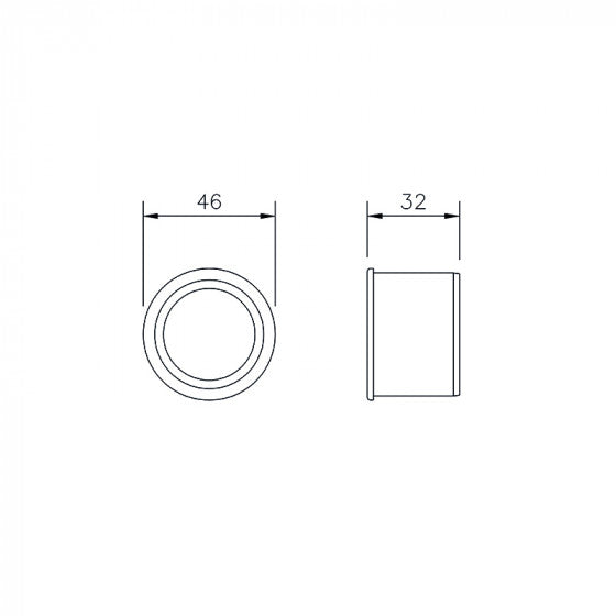 Floplast 40 x 32MM ABS Solvent Weld Reducer