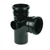 110mm 4" soil branch 92.5 degree black SP190