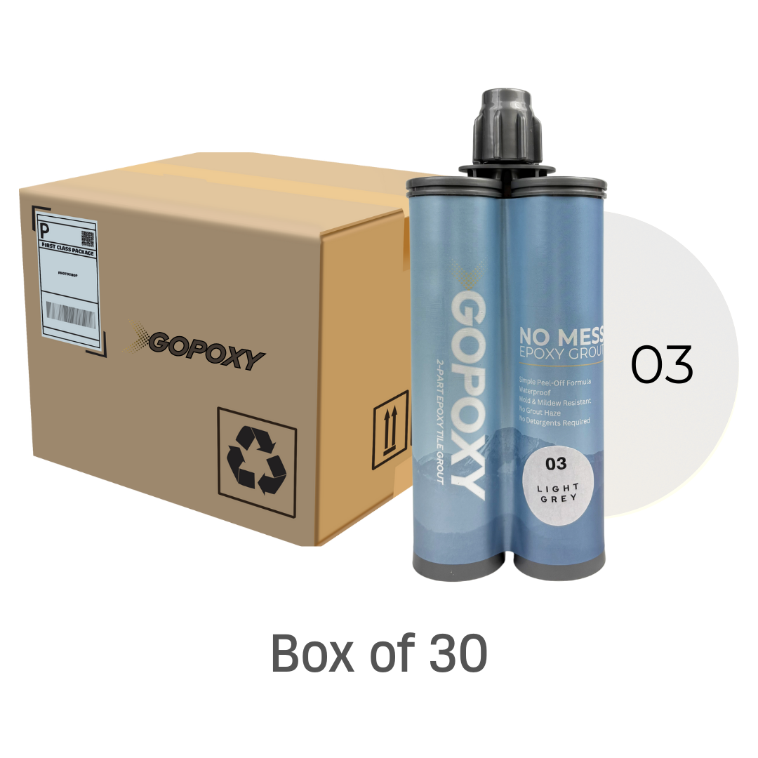 GoPoxy 'No Mess' Epoxy Grout – Box of 30 GoPoxy