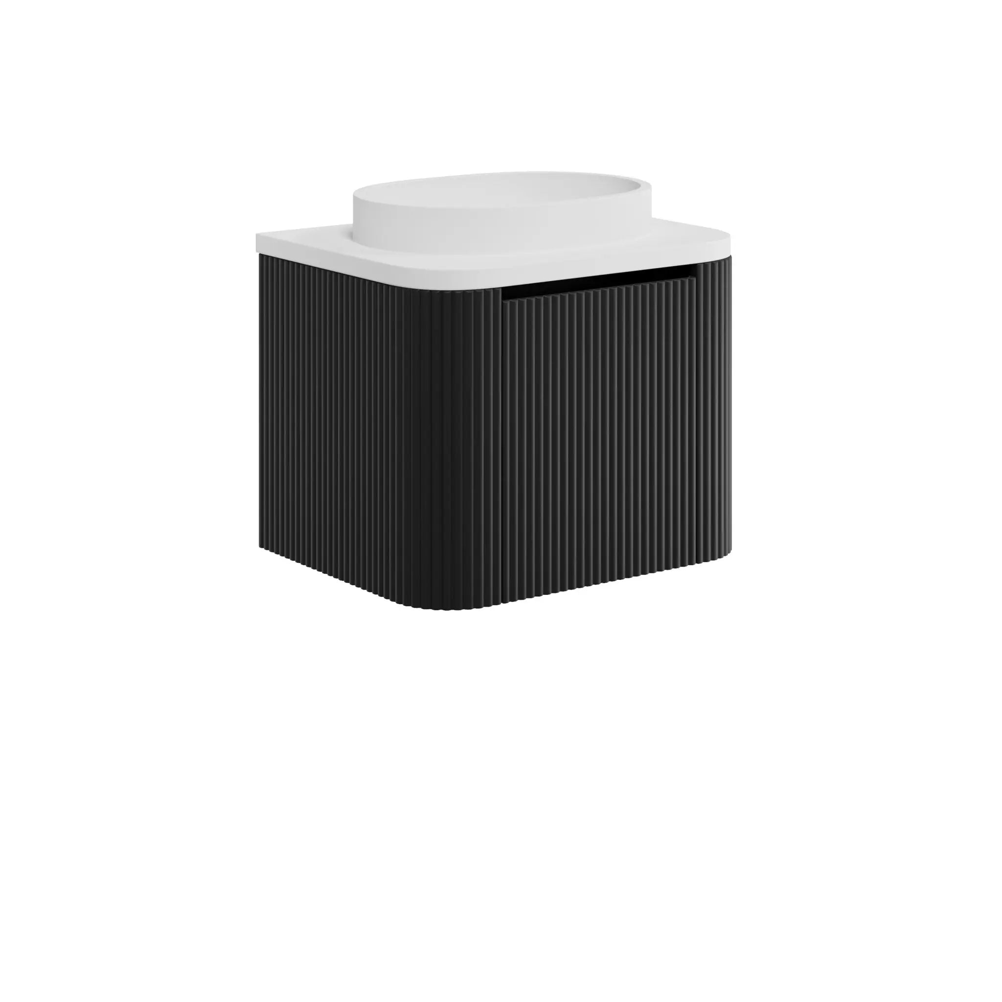 Scudo Linea Curve 600mm Wall Hung Vanity Unit HPS Hartlepool Plumbing Supplies