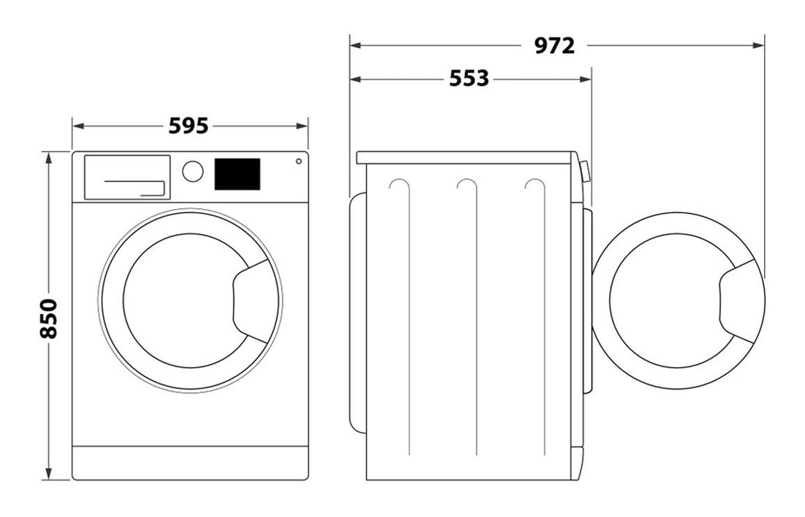 Indesit MTWC 71252 W UK F/S 7kg 1200rpm Washing Machine - White