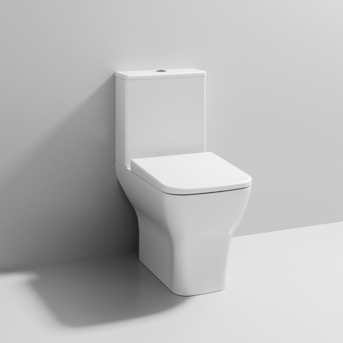 Nuie Ava Rimless Open Back Toilet Set