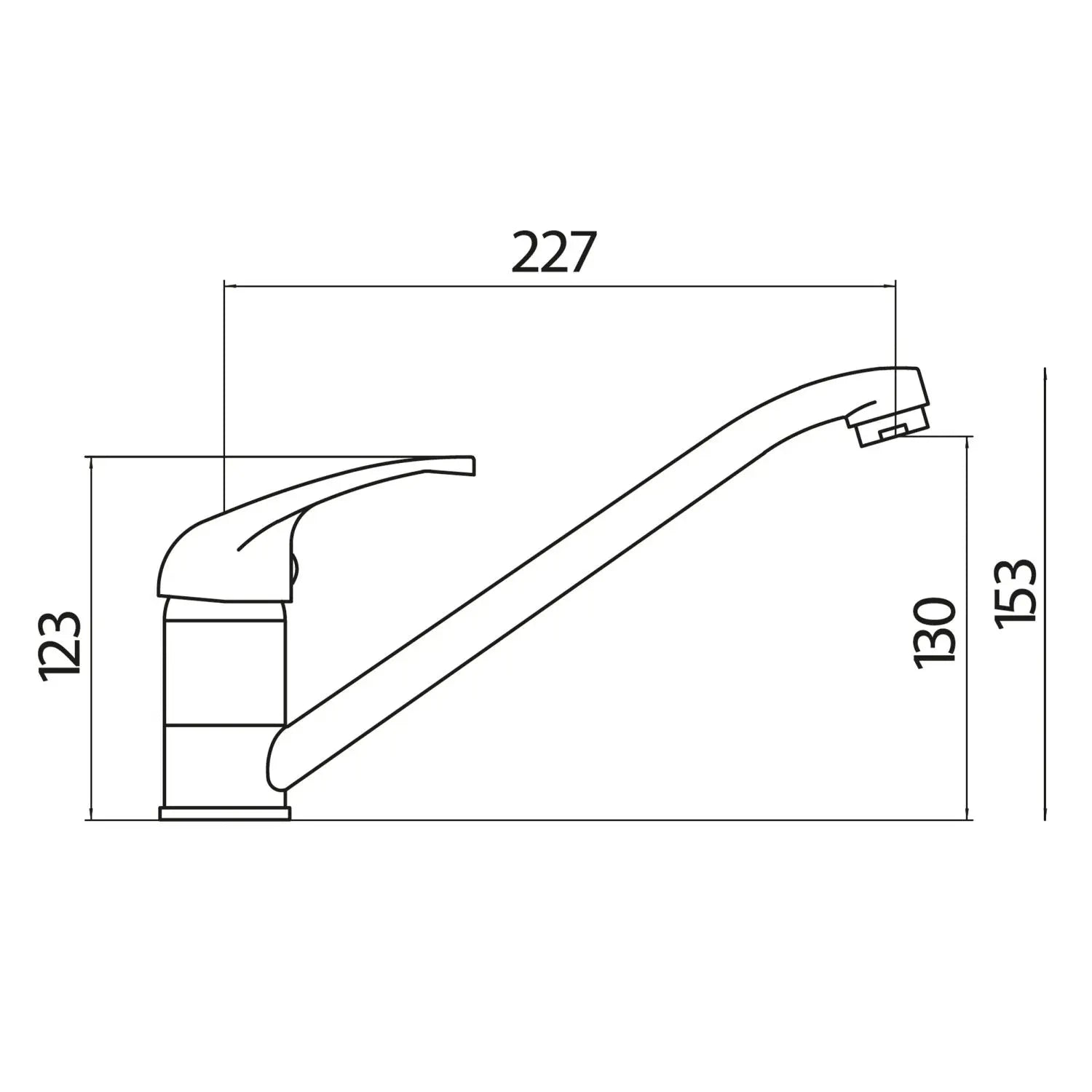 Scudo Aruba Kitchen Tap – Brushed Nickel Hartlepool Plumbing Supplies