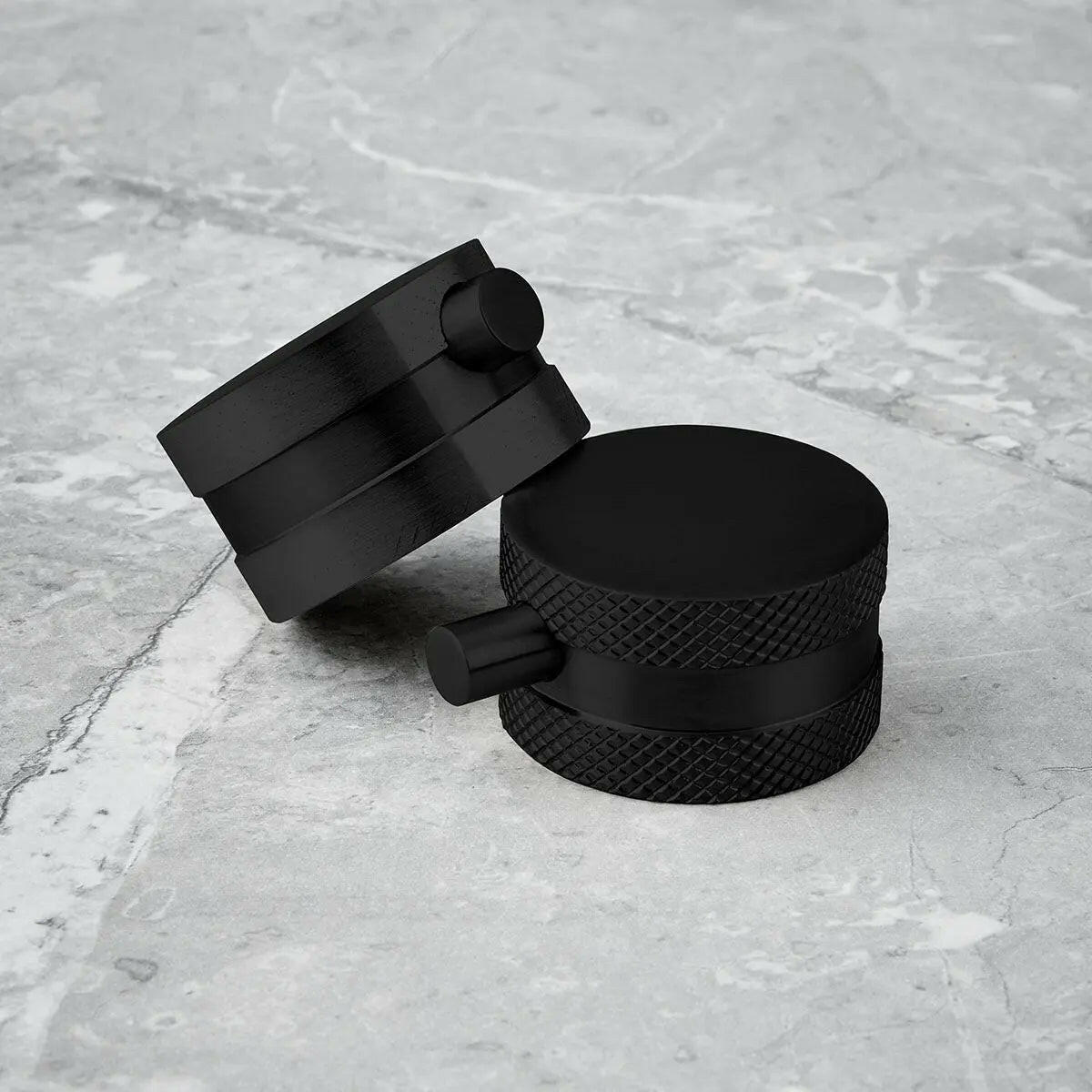 Core Black Round Rigid Riser Shower-HPS Hartlepool Plumbing Supplies