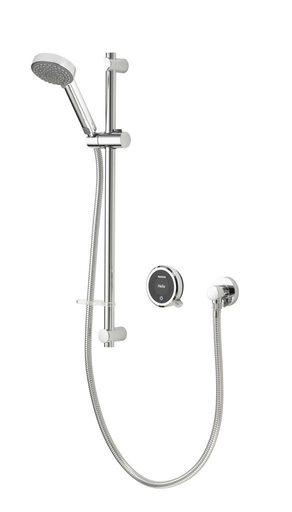 Quartz Touch Concealed Valve with Riser Kit & Head - Gravity