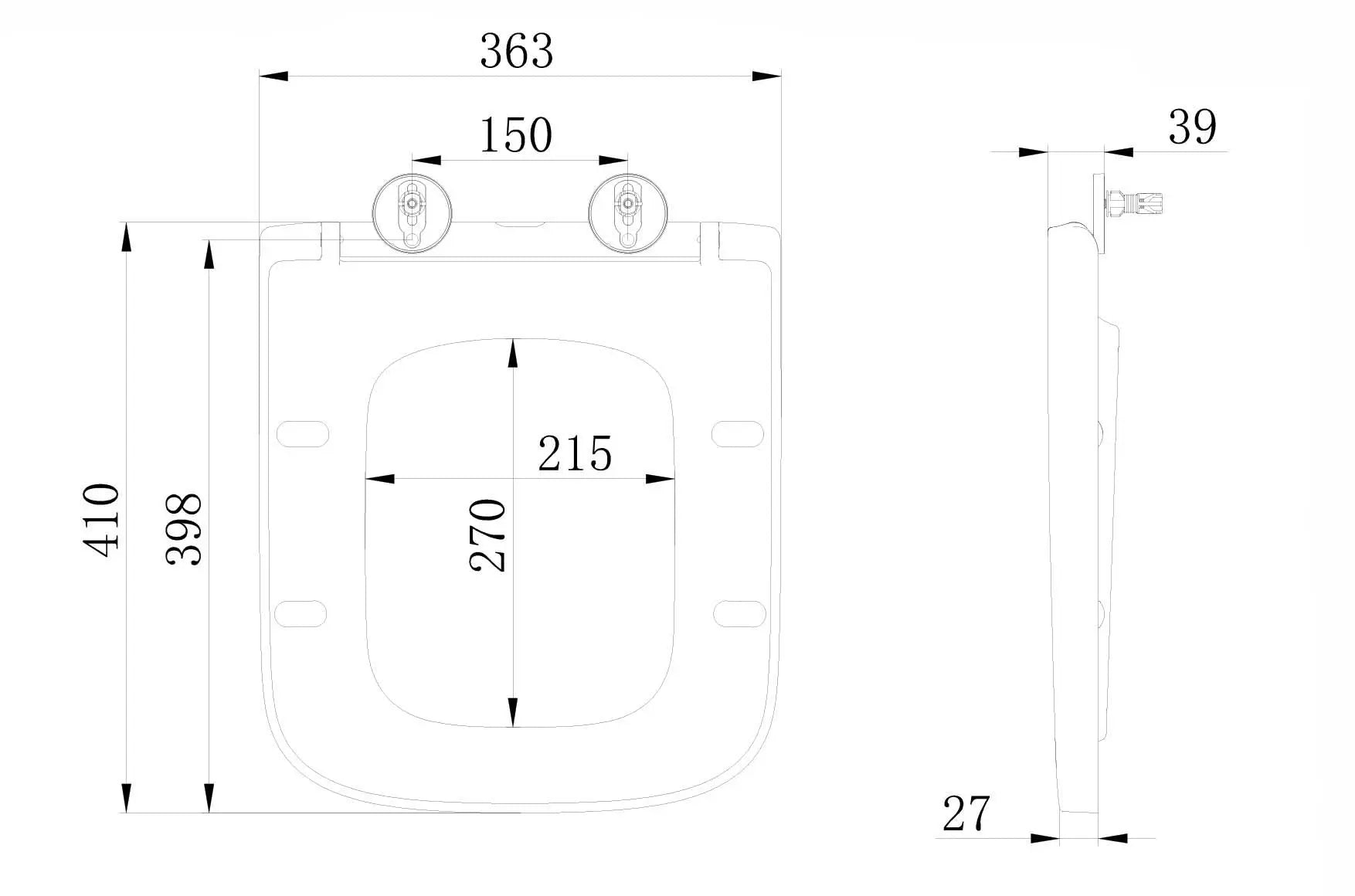 Scudo Luxury Heavyweight Seat HPS Hartlepool Plumbing Supplies