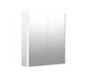 Swan Glebe 580mm x 650mm 2 Door Mirror Cabinet w/ Glass Shelves