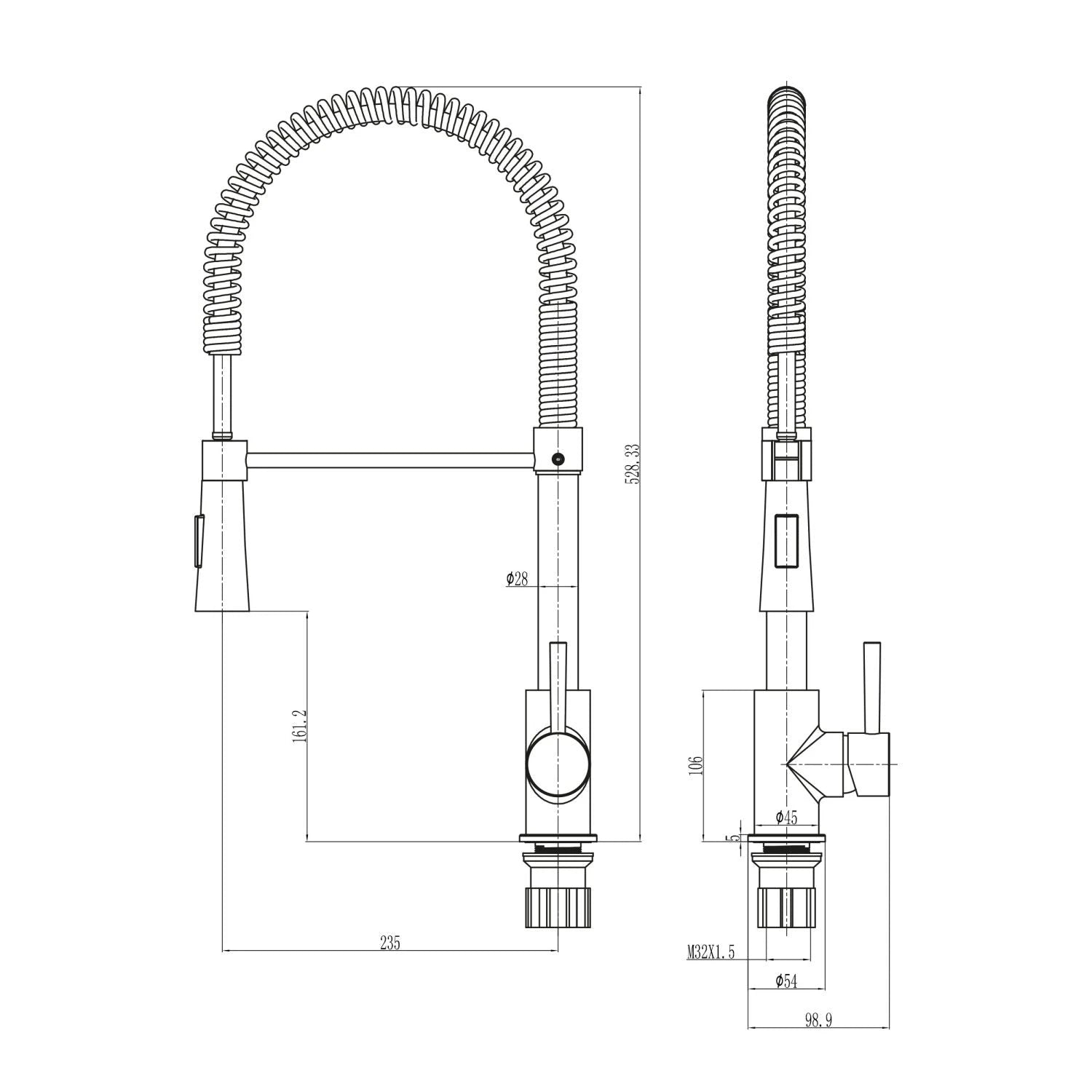 Scudo Tirare Kitchen Tap Hartlepool Plumbing Supplies