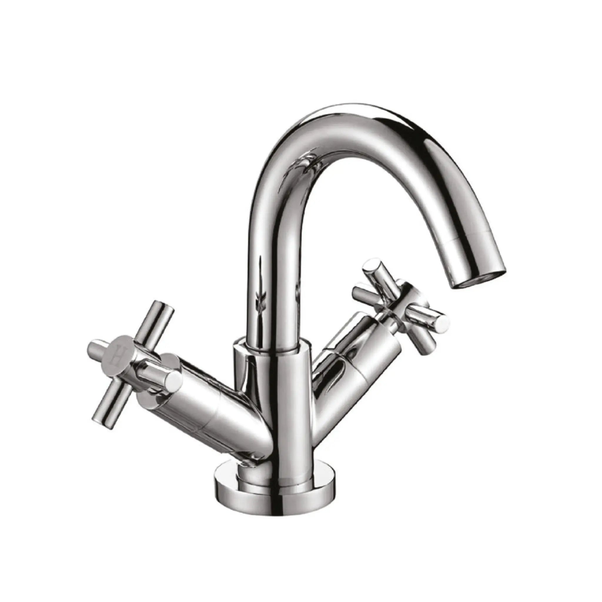 Scudo Kross Mono Basin Mixer with Push Waste HPS Hartlepool Plumbing Supplies