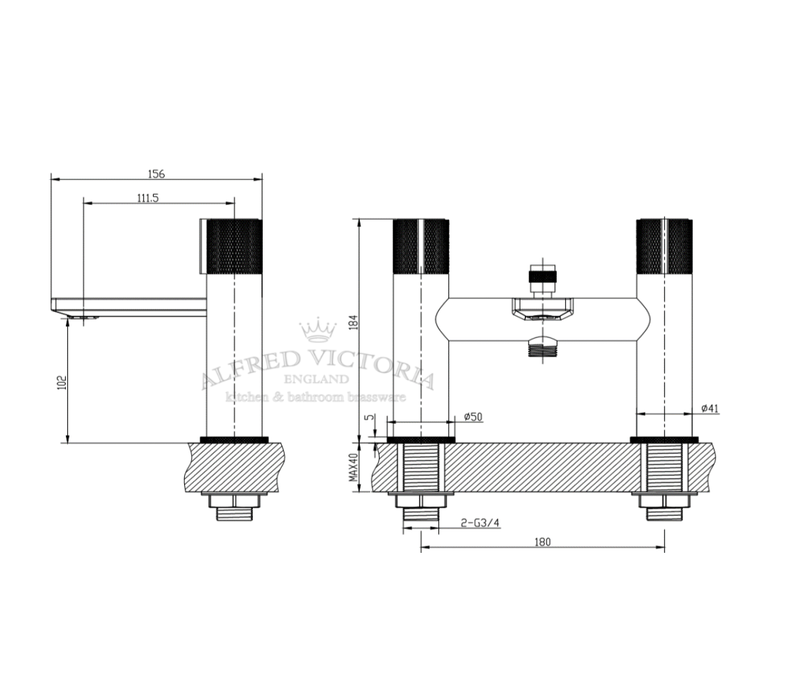 Aqua Azar Bath Shower Mixer