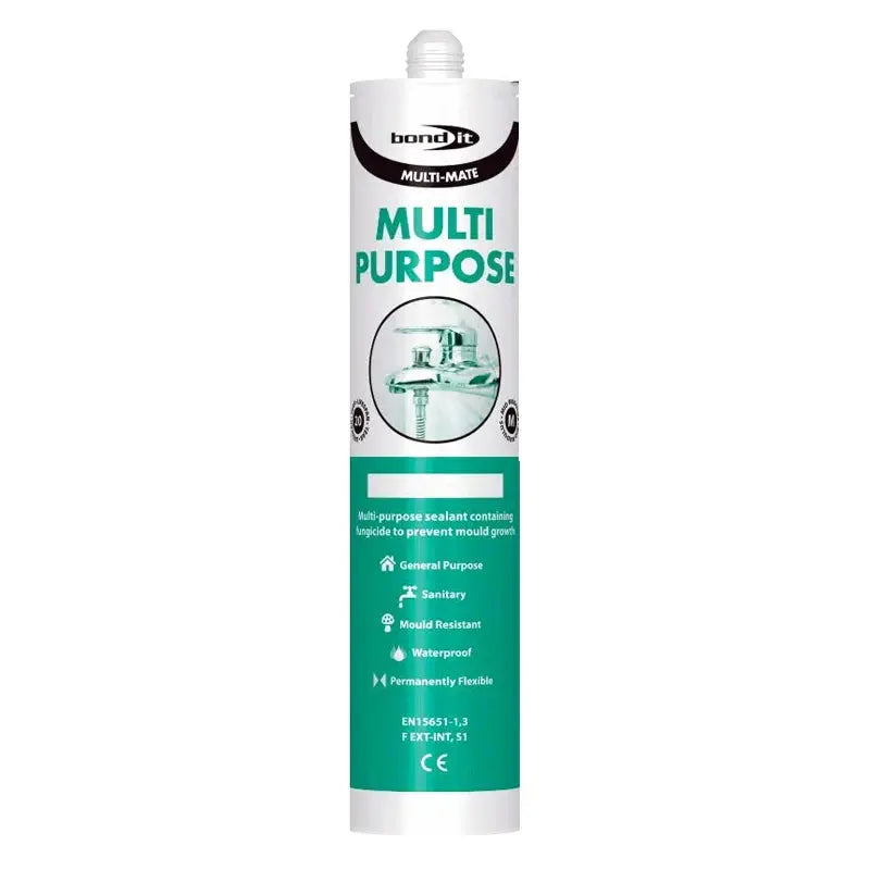 Bond It Multi-Mate Multi-Purpose Silicone Sealant HPS Hartlepool Plumbing Supplies