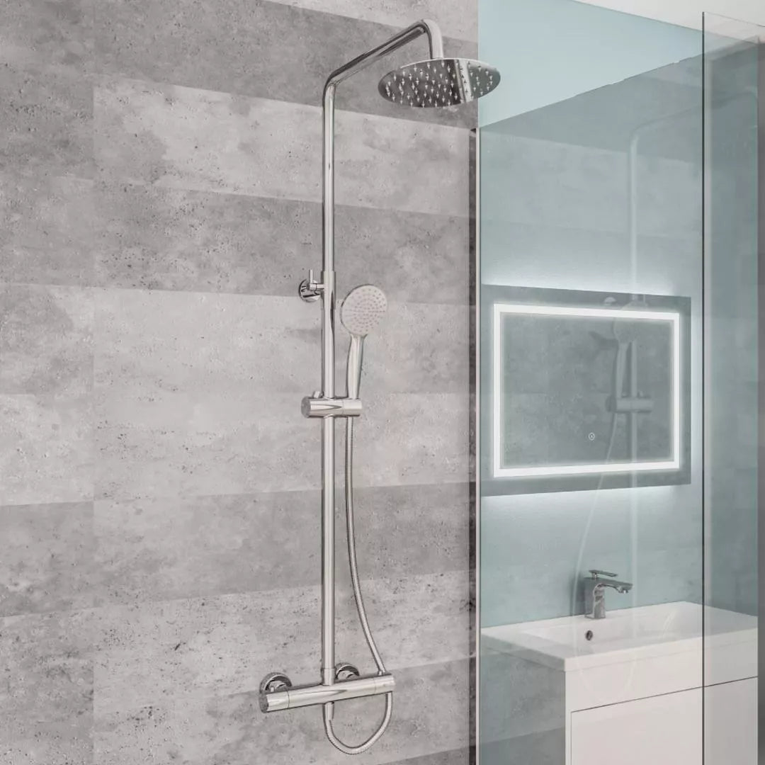 Eastbrook Modern Rigid Riser Shower w/ Handset