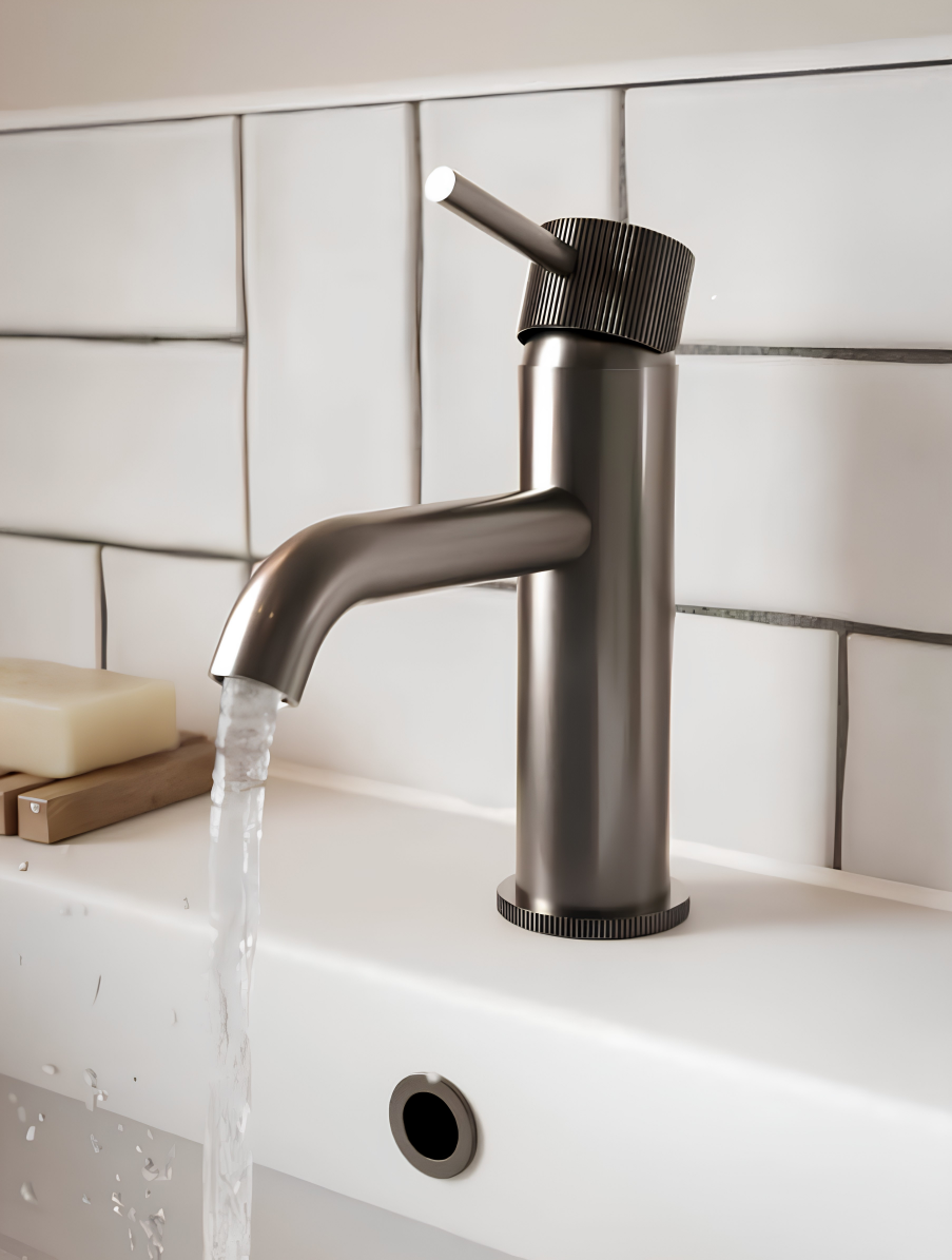 Aqua Mineral Flute Basin Mono with click waste
