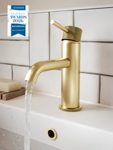 Aqua Mineral Flute Basin Mono with click waste