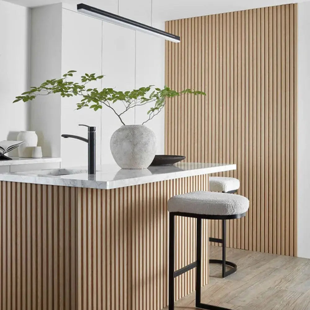 Natural Oak (26VW) 600mm Acoustic Panels HPS Hartlepool Plumbing Supplies