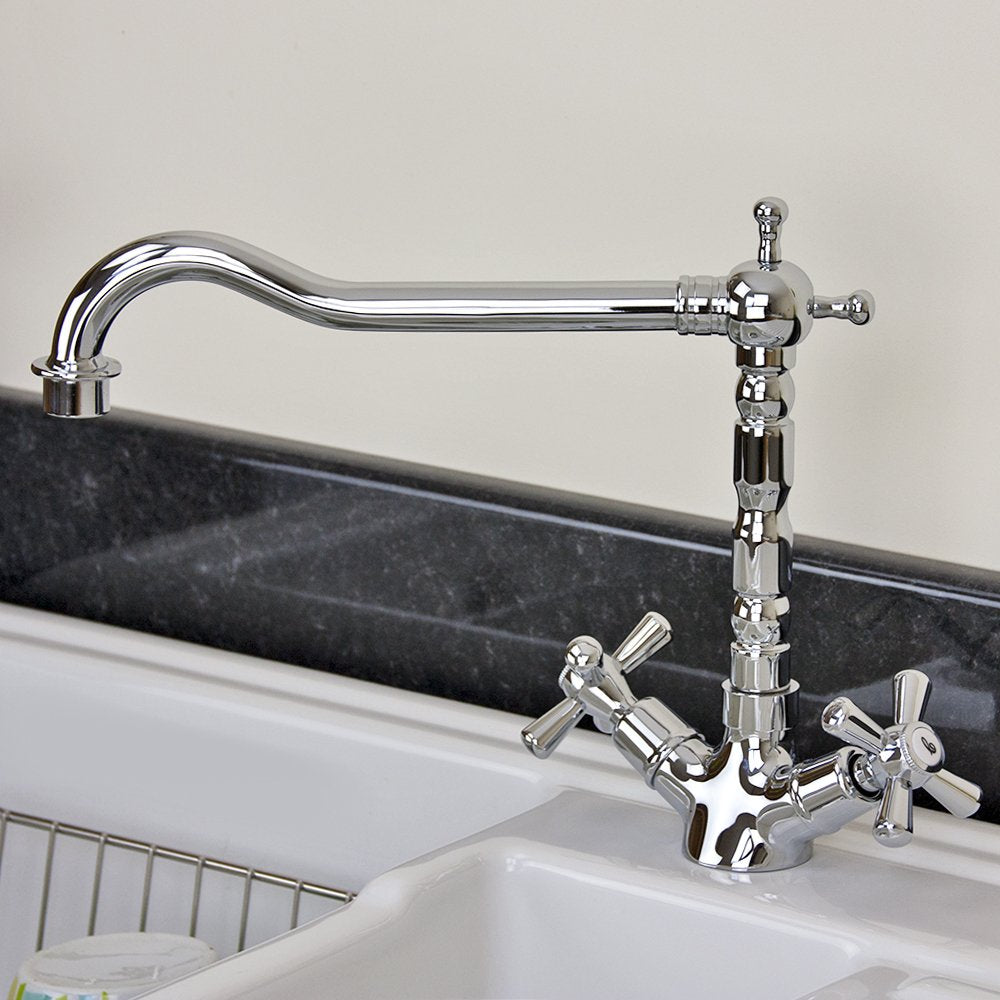 Astini Traditional Twin Handle Kitchen Sink Mixer Tap 25411 Series