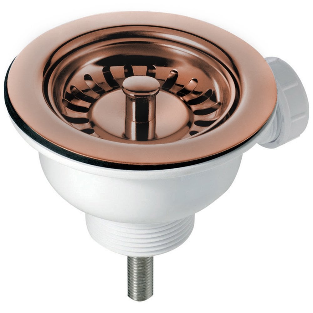 Astini Hampton 100 1.0 Bowl White Ceramic Undermount Kitchen Sink with Waste