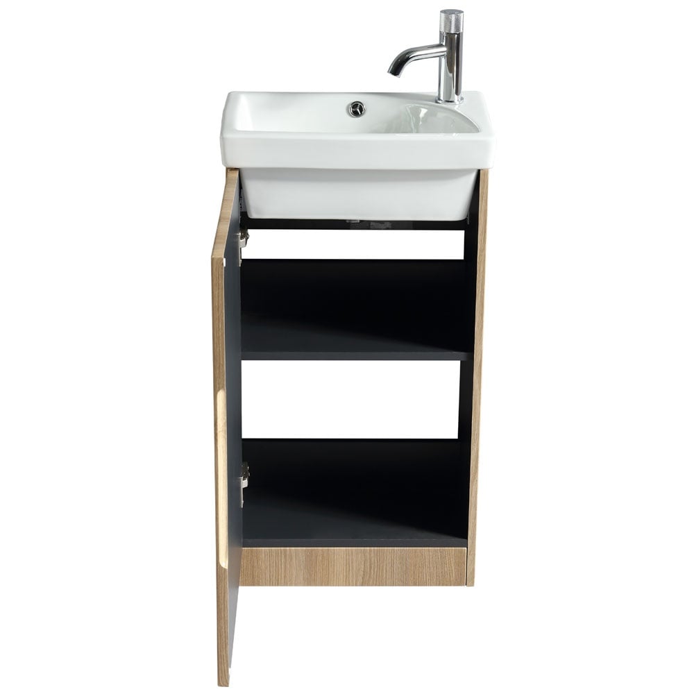 Astini Flauto 460mm Mini Cloakroom Vanity Unit & Basin