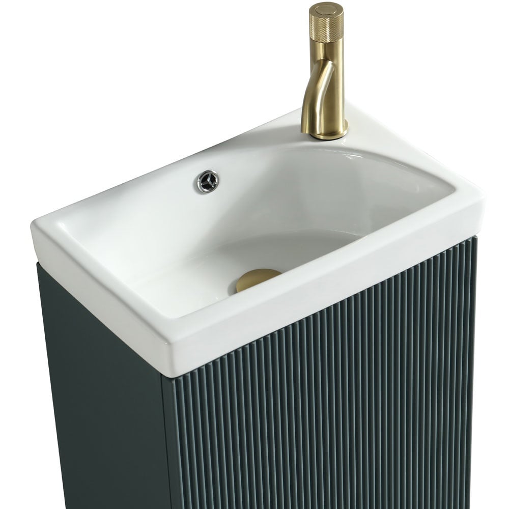 Astini Flauto 460mm Mini Cloakroom Vanity Unit & Basin