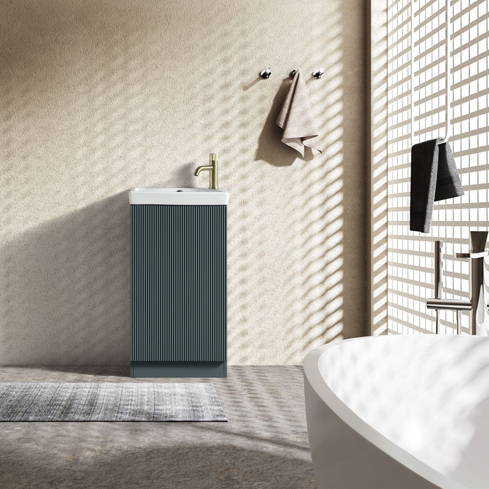 Astini Flauto 460mm Mini Cloakroom Vanity Unit & Basin