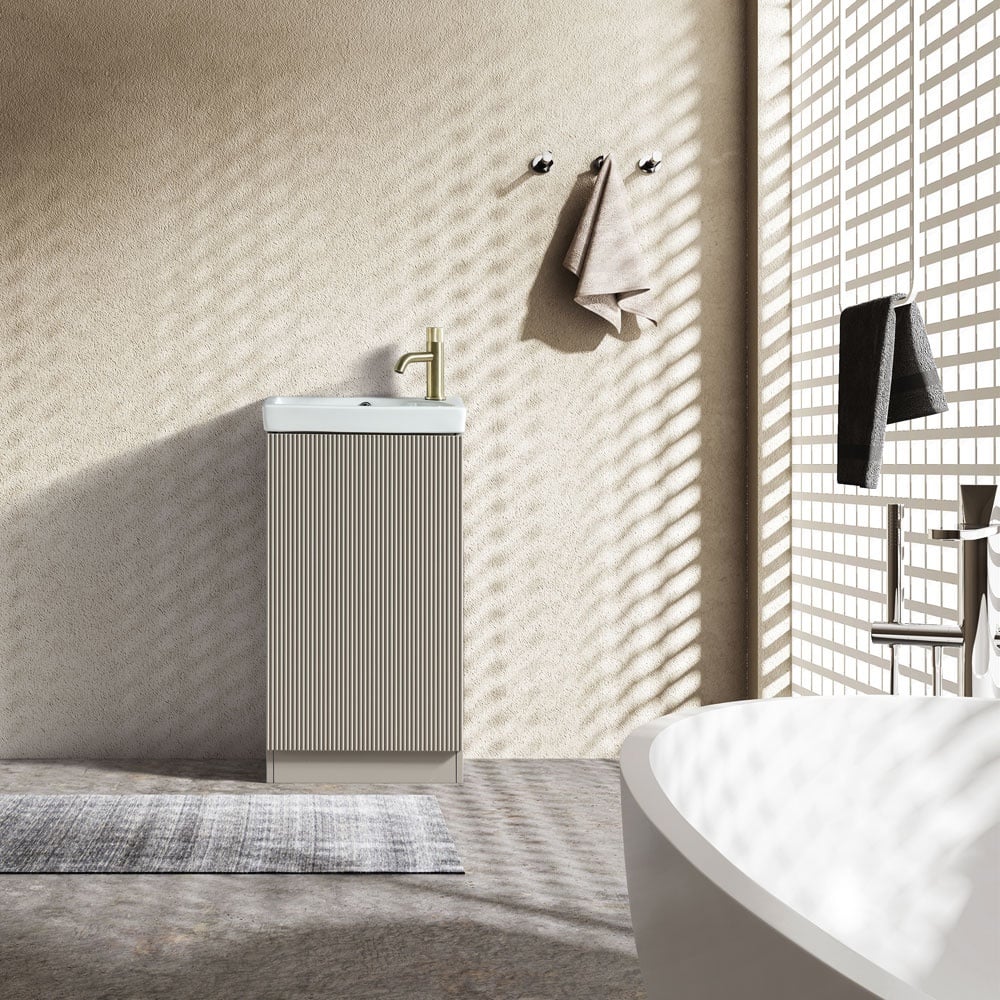 Astini Flauto 460mm Mini Cloakroom Vanity Unit & Basin