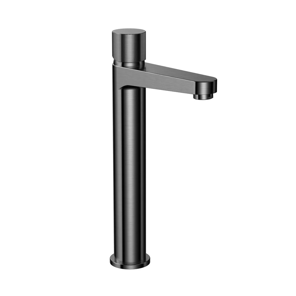 SCUDO - KOKO Tall Basin Mixer Gunmetal HPS Hartlepool Plumbing Supplies