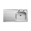 Lexin SBSD 2th 950x508mm Left Hand Sink - Waste Sold Separately HPS Hartlepool Plumbing Supplies