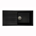 Fresssh Large Single Bowl Granite Sink & Drainer 1000x500x220mm HPS Hartlepool Plumbing Supplies
