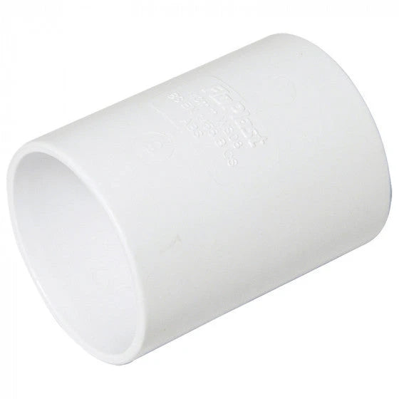 40MM ABS Solvent Weld Straight Coupling Floplast