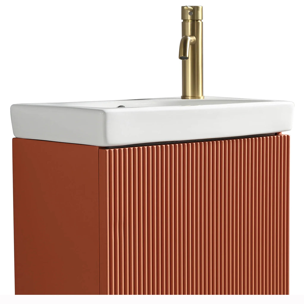 Astini Flauto 460mm Mini Cloakroom Vanity Unit & Basin