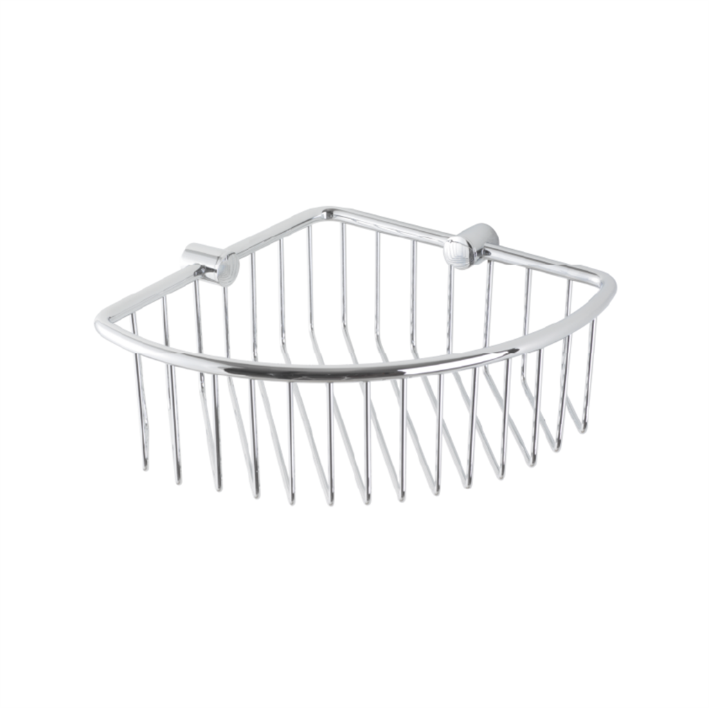 Baskets Corner Basket - Chrome HPS Hartlepool Plumbing Supplies