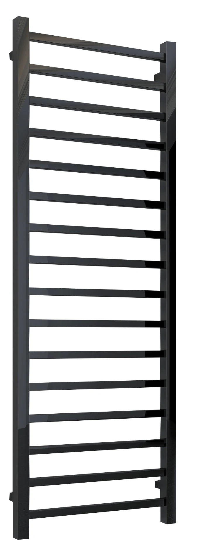 Aqua Onyx Designer Towel Rail – Black Nickel Gloss