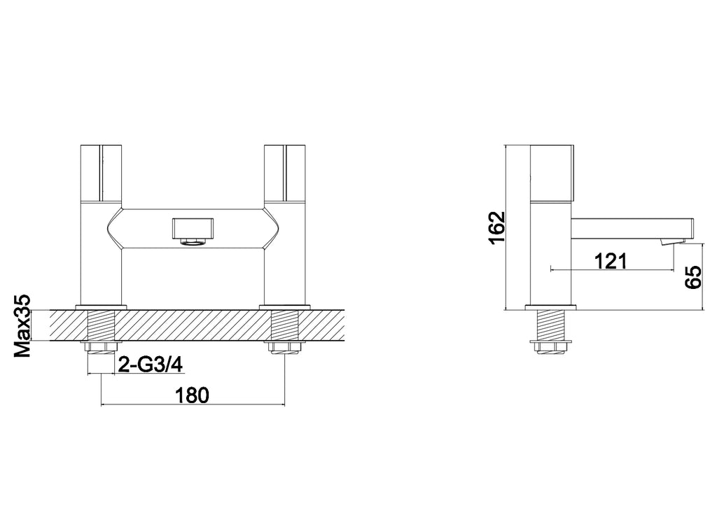 Aqua Velar Bath Filler